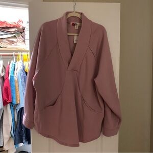 Free People Oversized lilac sweatshirt